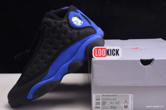 Retro Jordan 414571-040 13 Black Hyper Royal 0728